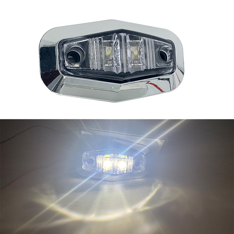 12V 24V 2LED camión remolque de camión Luz lateral universal Luz de ancho de luz de esquina