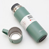 Handheld glass cover stainless steel suitable for men and women, tea with glass, cup, Korean style, custom made