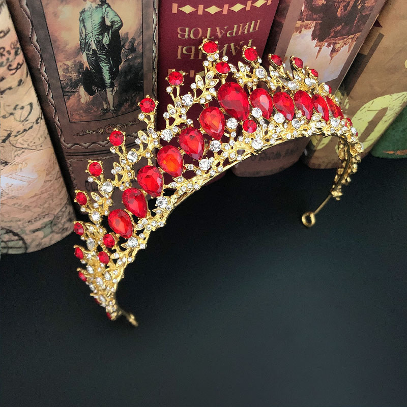 Princess Crown Alloy Plating Diamond Crown display picture 1