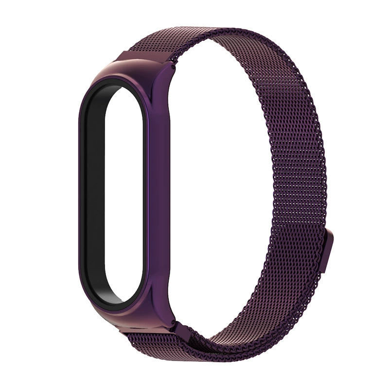 Совместимо с Amazfit Band 7 Huami браслет 5 лент металл три бусины Strite Magland Magnetic Magnetic Suffering