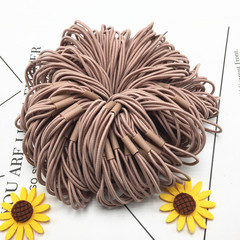 Three-in-One Leather Hair Tie Korean Version, High Elasticity Sanding Tube Hair Tie with Elastic Band, Small Gift, Accessory, Hair Tie Wholesale