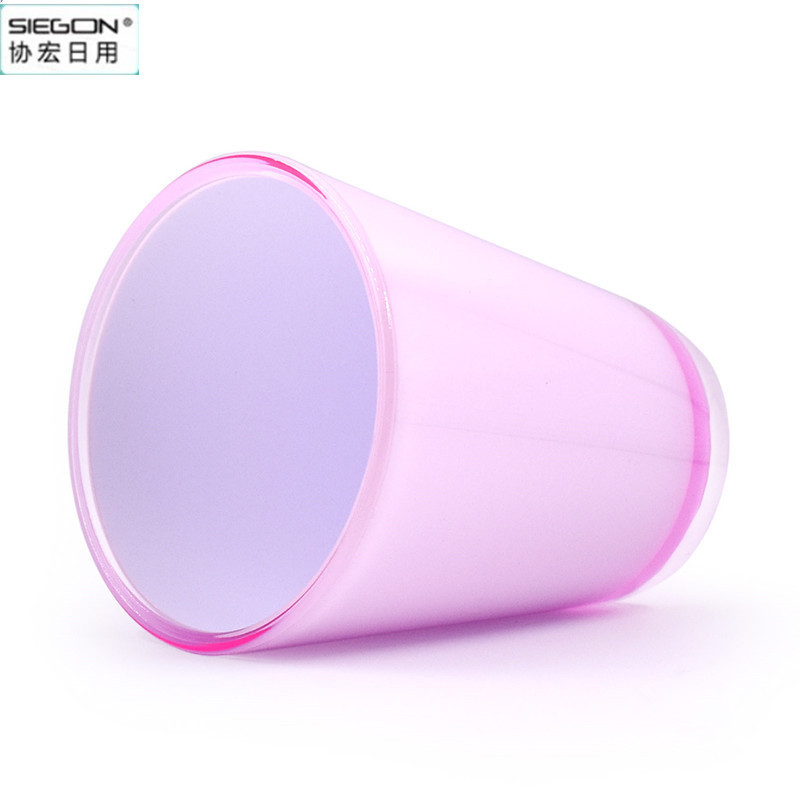 东莞亚克力厂家定制亚克力酒店水杯  亚克力双层漱口杯注塑加工