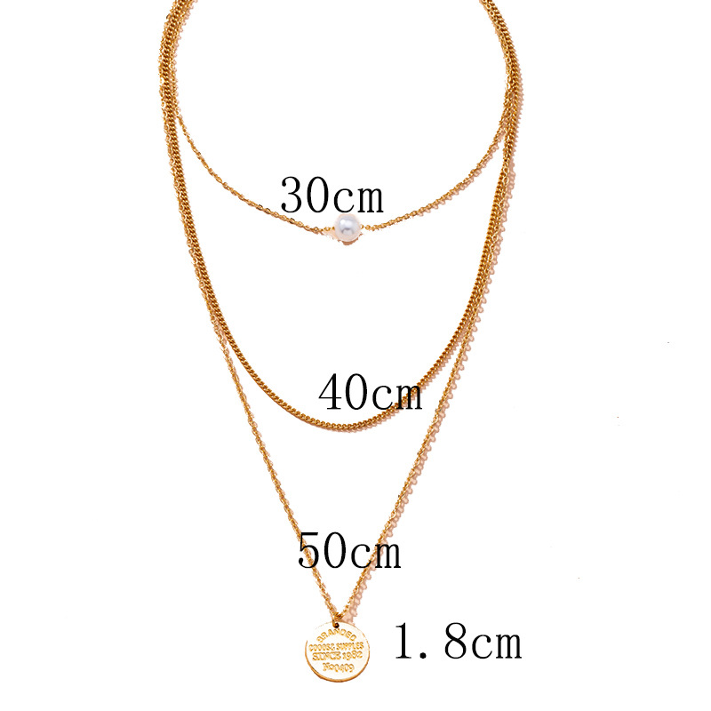 Collier En Alliage Simple De Mode display picture 1