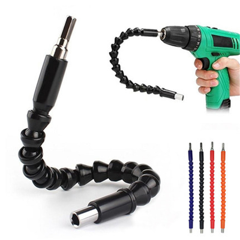 295mm Flexible Shaft Electric Drill Extension Rod Flexible Shaft Charging Drill Connecting Rod Electric Drill Electric Screwdriver Bit Extension Rod