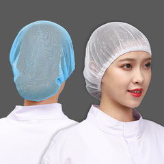 Food factory net hat workshop dust-proof work cap for women breathable washable hygiene hat chef hat catering hat food hat