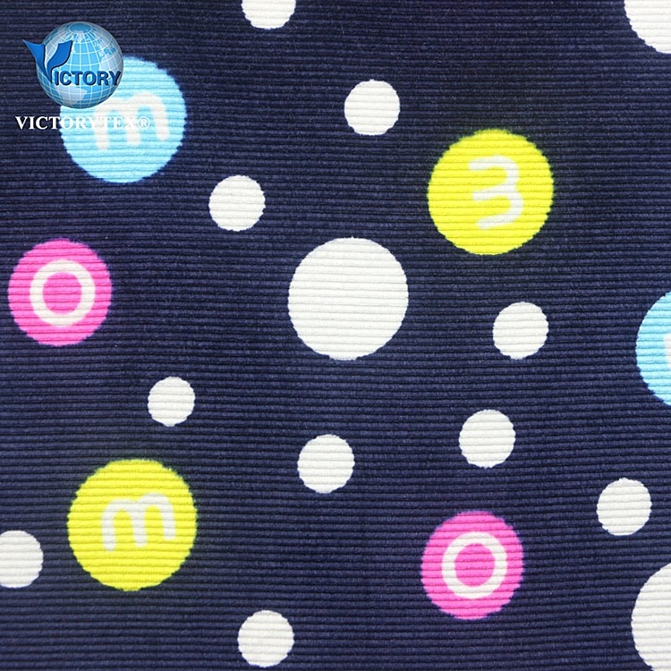 印花涤弹力抽条天鹅绒面料针织涤氨纶抽针分散印花仿棉天鹅绒布