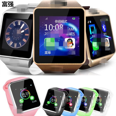 DZ09蓝牙智能穿戴电话手表多国语言触屏照相外贸工厂家批发礼品A1|ru