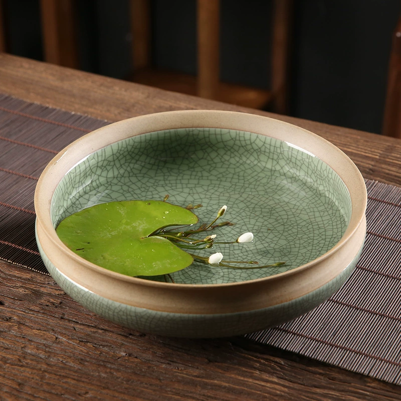 Водный Сказочный цветочный горшок чаша Лотос лизиана медь лизиана Гидропоника специальный бассейн без отверстий керамический Большой зазор