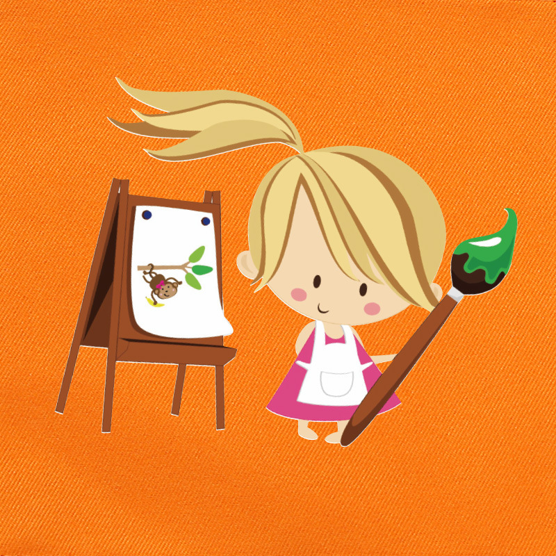 Delantal para niños ropa de pintura de logotipo personalizado niños personalizados anti-incrustante jardín de infantes pintura de arte delantal Impresión de impresión imagen