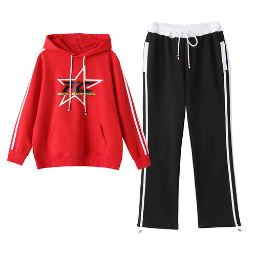 Ghost step dance clothes suit women's square dance clothing new autumn and winter thickened shuffle dance sports dance hooded sweatshirt