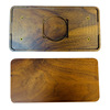 Dongguan solid wood factory machining customized Bamboo base machining Medal wooden base Wooden shell Can be set logo