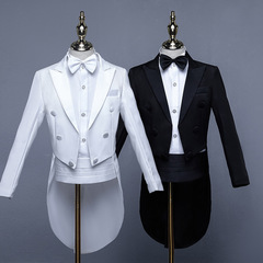 Children's formal tuxedo, Korean-style suit for boys—perfect for violin, piano performances, model competitions, stage shows, and annual company events.