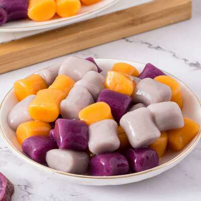 芋圆 西米蜜豆多彩豆珍珠随心搭配任选 三包500克/袋珍珠奶茶芋圆|ru