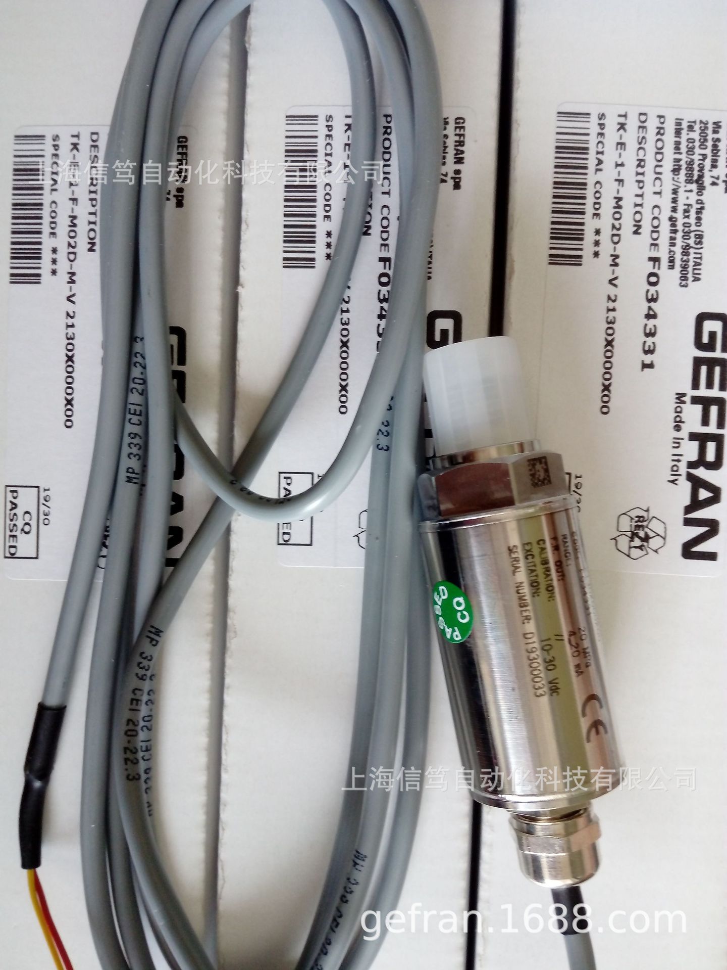 意大利杰佛伦传感器TK-E-1-F-B02D-M-V压力F034331