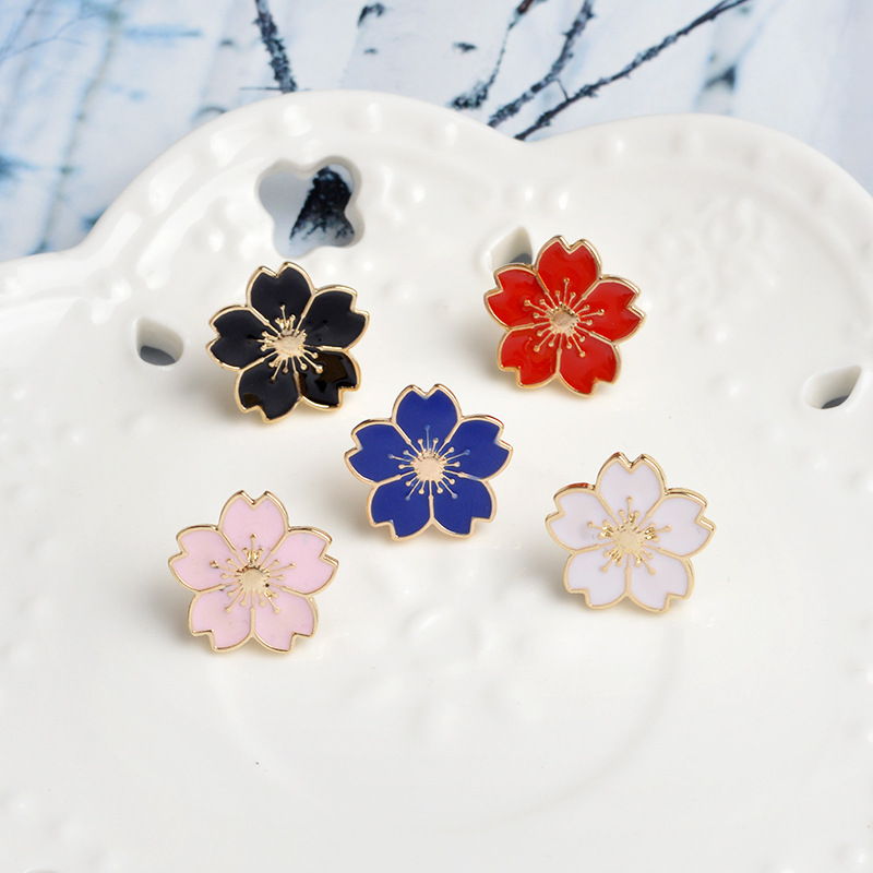 Fashion Flower Alloy Enamel Women's Brooches display picture 3