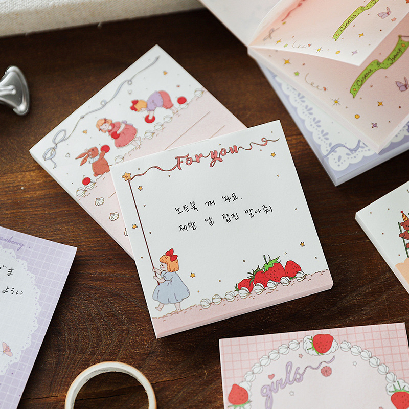 暮光之城便签本 甜蜜三次方系列 ins风创意卡通可爱随身记事小本|ru