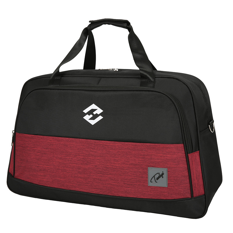 Moda simple gran capacidad bolsa de fitness 2020 nuevo estilo coreano de moda impermeable resistente al desgaste de nylon bolsa de deportes fábrica al por mayor