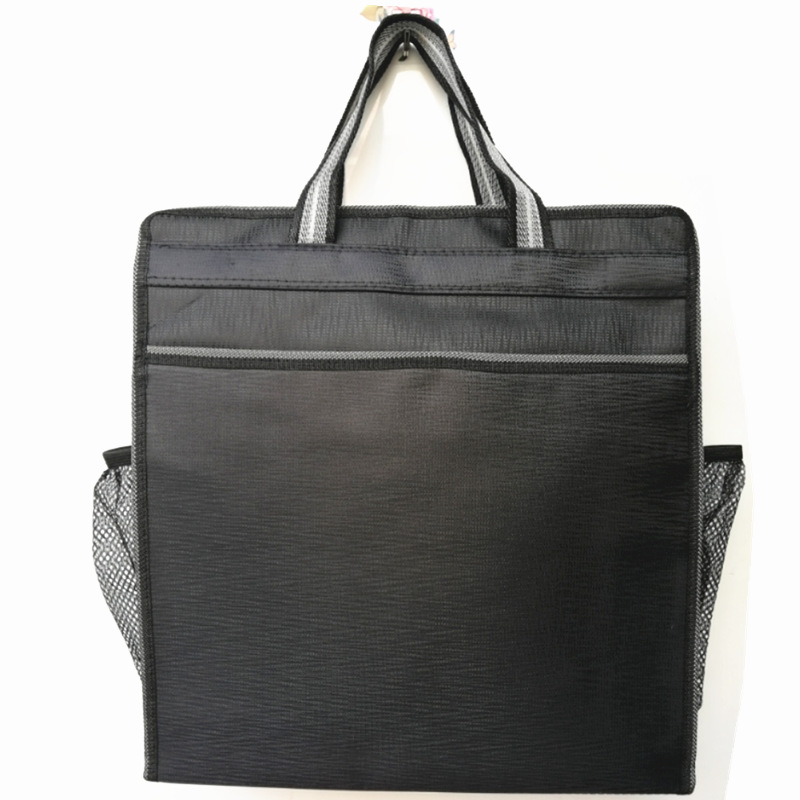 竖式手提袋牛津布文件袋学生补习袋A4书本资料袋兴趣班手拎文件包