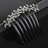 Korean rhinestone hair combed headgear temperament, seven -toothed, combed hair, hairpin hair card Korean card