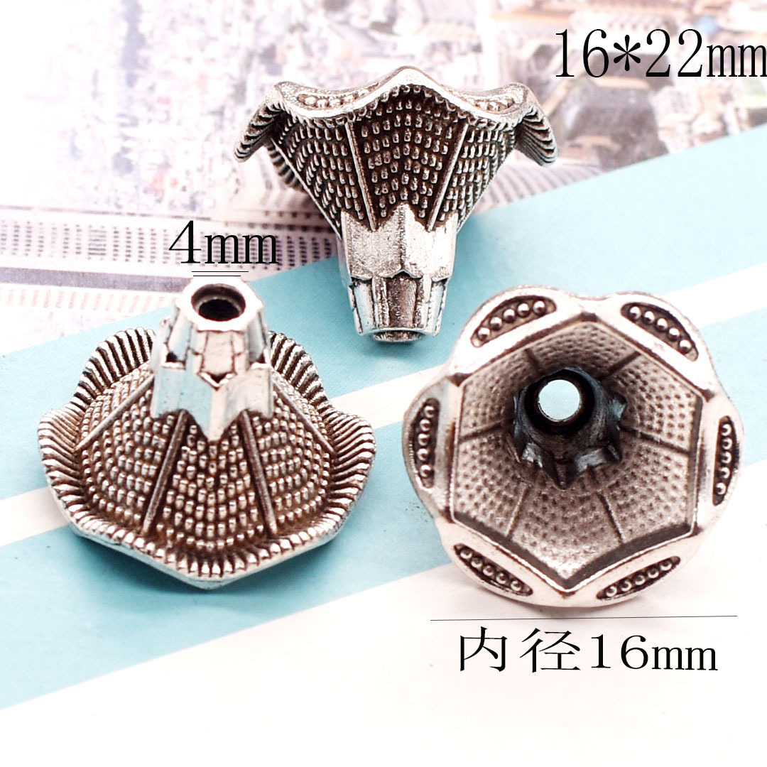Metal retro megaphone with tassels
