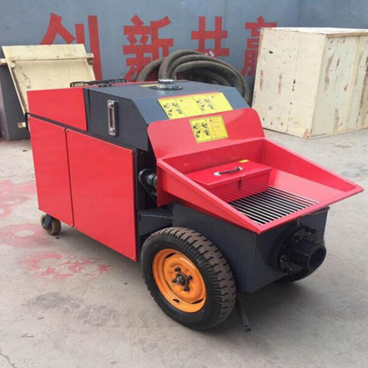 Secondary structure pouring and loading machine fine stone concrete delivery pump 4