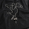 Clothing for beloved, chain suitable for men and women stainless steel, necklace, European style