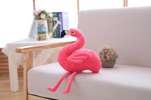 Ins Cross-border Flamingo Plush Doll, Crane Pink Swan Plush Toy, Studio Photographed Teddy Bear, Amazon Version