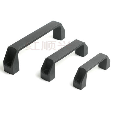 nylon black Square handle Plastic handle Electric box handle Cabinet door Handicraft equipment Chassis Handle