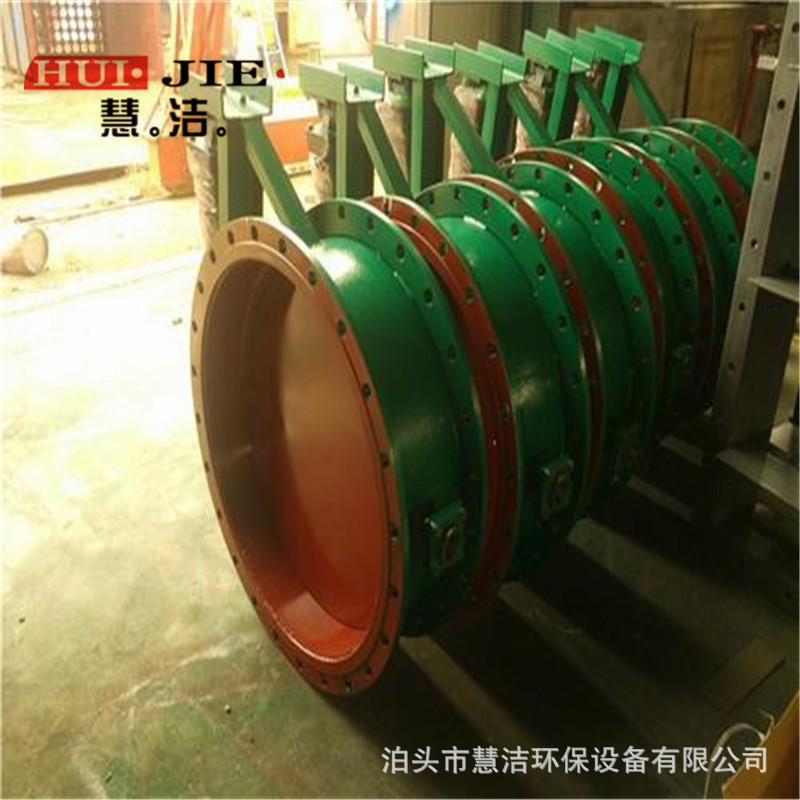 DN3400mm大型管道通风蝶阀电动执行器通风蝶阀耐磨风管调风阀