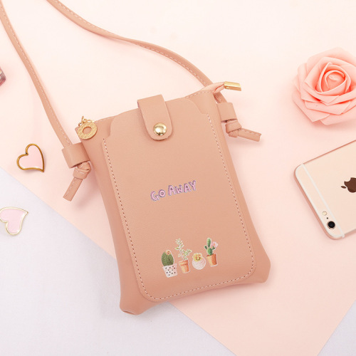 Mobile Phone Bag Women's Crossbody Bag 2020 New Simple Mini Cute Small Bag Women's Coin Purse Halter Neck Shoulder Bag