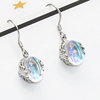 Earrings, retro crystal, accessory, Amazon, moonstone, suitable for import