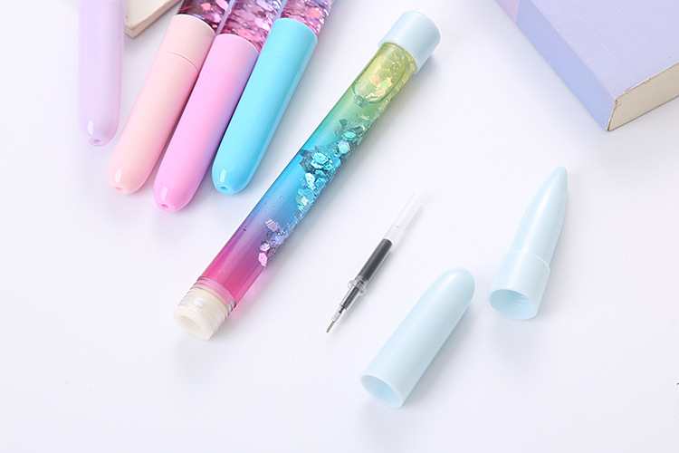 Creative Quicksand Gel Pen Cute Cartoon Fairy Pen Wholesale display picture 6