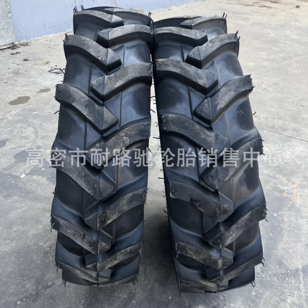 农用拖拉机人字花纹轮胎9.5-16 9.5-28 9.5-36 9.5-38轮胎配钢圈