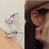 Universal earrings, Japanese and Korean, simple and elegant design, internet celebrity