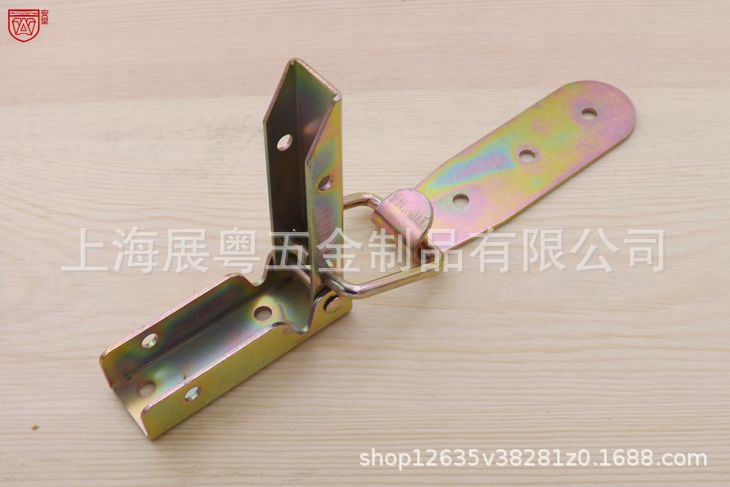 No. 1 caja de madera de color largo gancho recto caja de embalaje libre de humo caja de bloqueo de ángulo recto hebilla de bloqueo hebilla de puerta