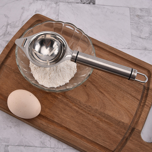 304 stainless steel egg white separator, long handle egg yolk separator, egg leaker, egg separator, kitchen tools