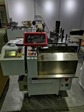 全自动吊牌穿绳机绳子打结机自动打孔，穿线打结一次完成可冷热切