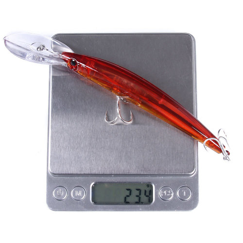 Hengjia long-range sea fishing minnow simulation fake bait 17cm23.5g floating water long-range tongue minnow