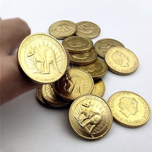 澳大利亞袋鼠金幣2011袋鼠幣黃銅幣原光 銅質硬幣金幣