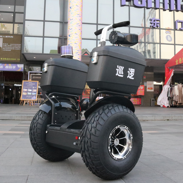 New thinking car body sense self-balancing car two-wheel automatic scooter patrol off-road lithium lead-acid postage 72V