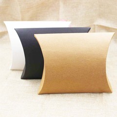 牛の白い黒い大きい枕の箱のマフラーの包装箱のアイデアの3色の贈り物の箱の現物のメーカー