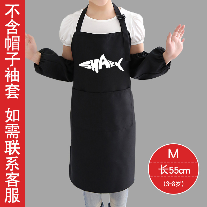 Delantal de pintura de color sólido de moda de estilo coreano anti-incrustante y a prueba de aceite cintura de jardín de infantes ropa de pintura para niños logotipo impreso personalizado