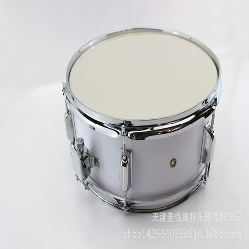 Marvelate 14-inch Small Military Snare Drum with Strap + Drumsticks + Drum Key