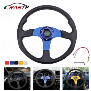 Cross-border car modified steering wheel racing steering wheel PU competitive steering wheel 13 inch 320mm