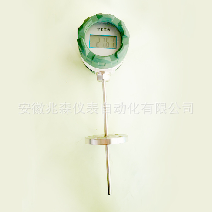 ZS-413一体化温度变送器传感器 防爆现场显示热电阻PT100电池供电