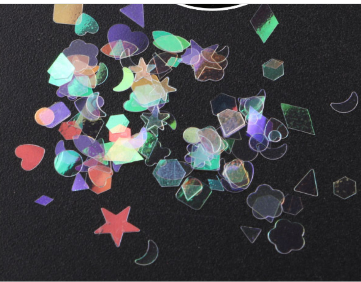 Concubina DIY belleza de uñas colorido amor Luna estrella de cinco puntas Luna lentejuelas mezclado colorido transparente belleza de uñas amor lentejuelas