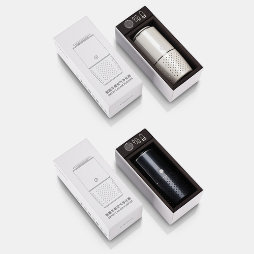 New smart cup-type car air purifier, cup-type negative ion purifier, odor removal, factory direct sales