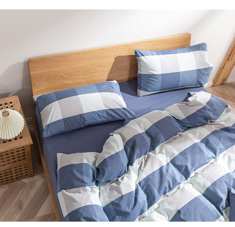 Washed Cotton Bedding Set Duvet Cover And Pillowcase Autumn Winter_voghion.com