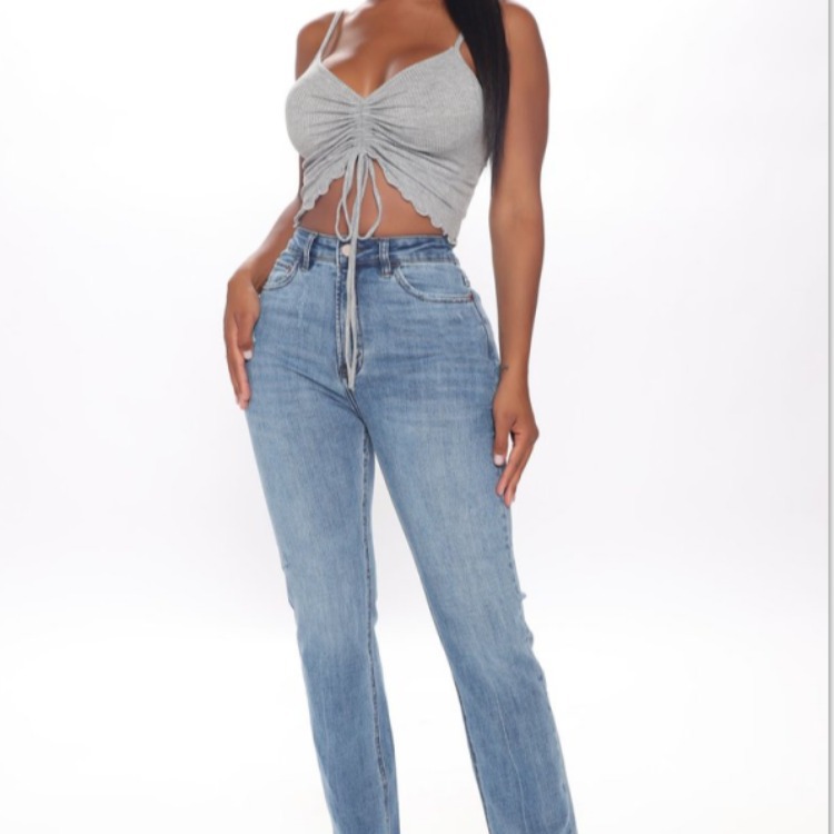 2020 europeo y americano eBay AliExpress deseo moda estiramiento Slim Jeans para mujeres
