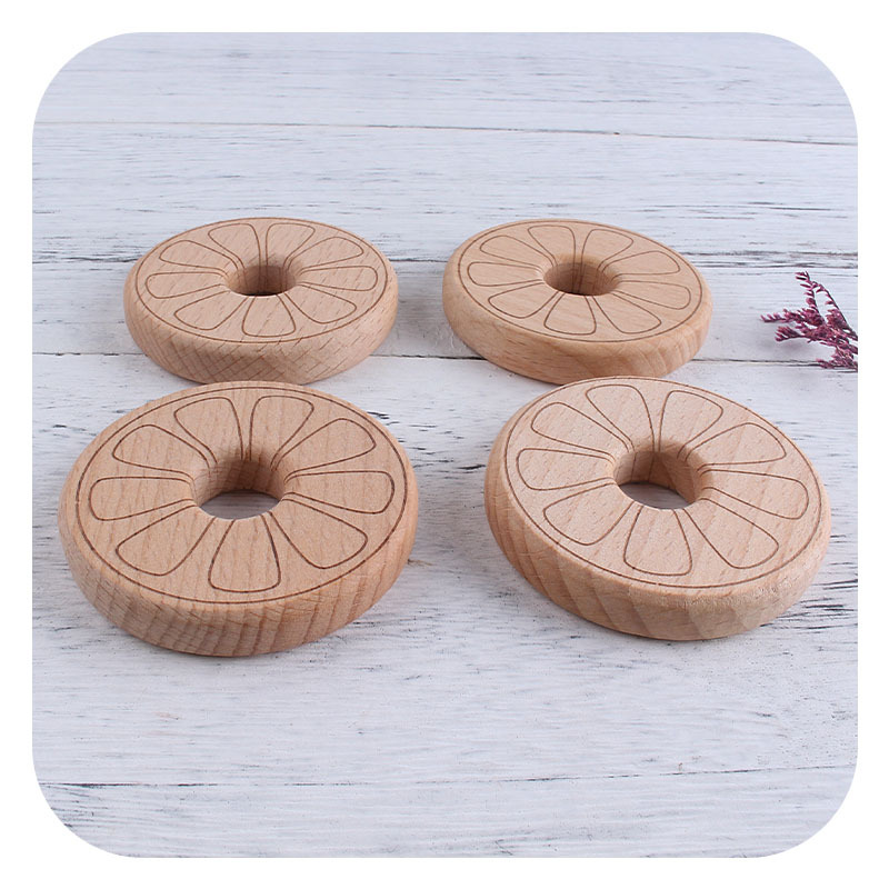 Nuevo bebé flor haya juguete mordedor bebé molar teether pezón cadena pulsera DIY accesorios de la joyería